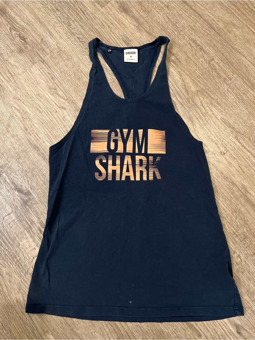 Gymshark Navy Stringer Racerback Tank